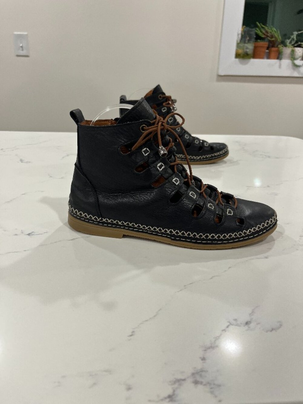 Spring Steps Gladiator ankle Boots size 39 or 8.5